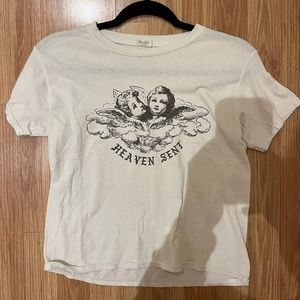 john galt/brandy melville angel graphic tee
